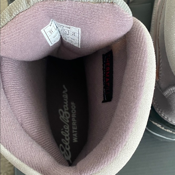 NWT Eddie Bauer Cody Peak Women's Waterproof Boots - Gray and Black - Picture 5 of 8